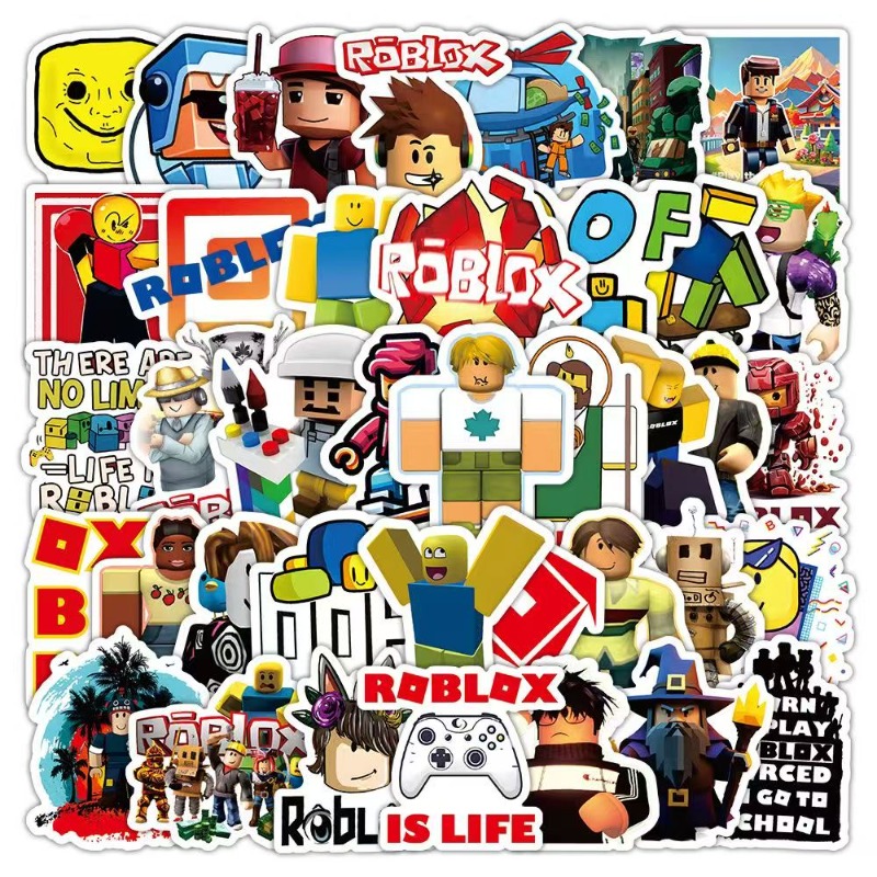 Party Games In Roblox - 60 ชิ้น/ชุดสติกเกอร์เกมโรบ็อกซ์สติกเกอร์ตัวละครการ์ตูนเกมสร้างสรรค์สติกเกอร์กันน้ำของขวัญสิ่งจำเป็นในชีวิตประจำวันสำหรับงานปาร์ตี้