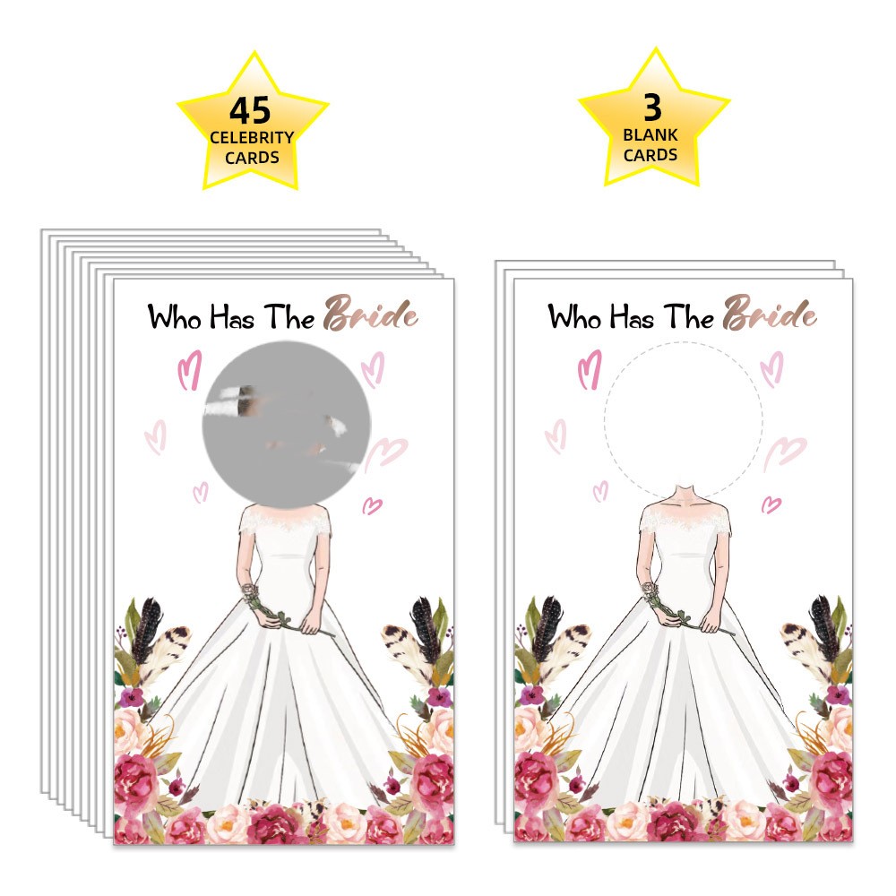 เกมงานเลี้ยงฉลองสมรสก่อนแต่งงา - Party Games Bridal Shower บทวิจารณ์และราคา