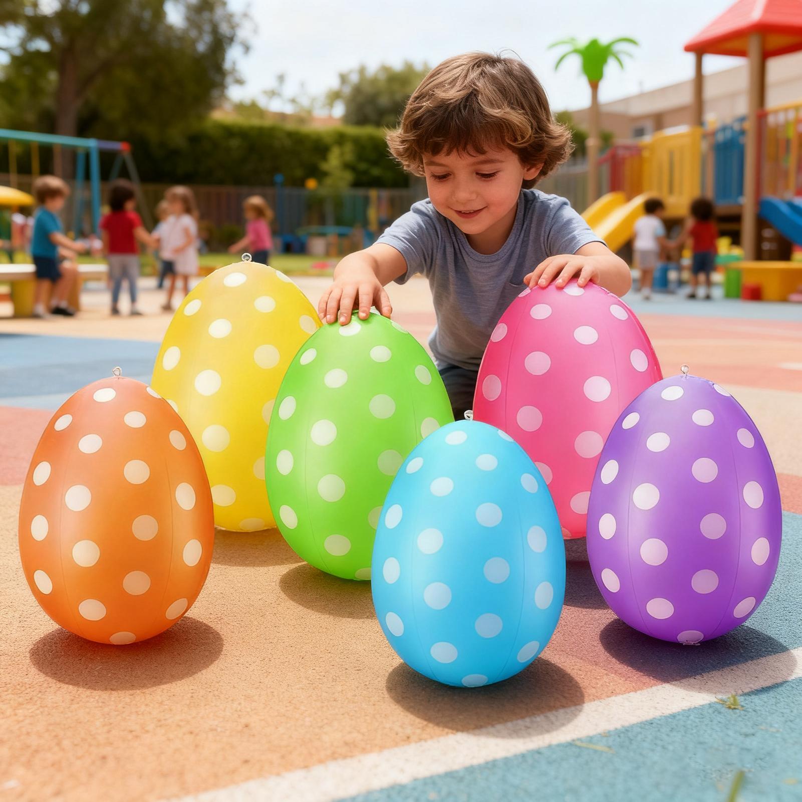 ไข่อีสเตอร์เป่าลม 6 ชิ้น/ชุด ไ - Party Games Egg บทวิจารณ์และราคา