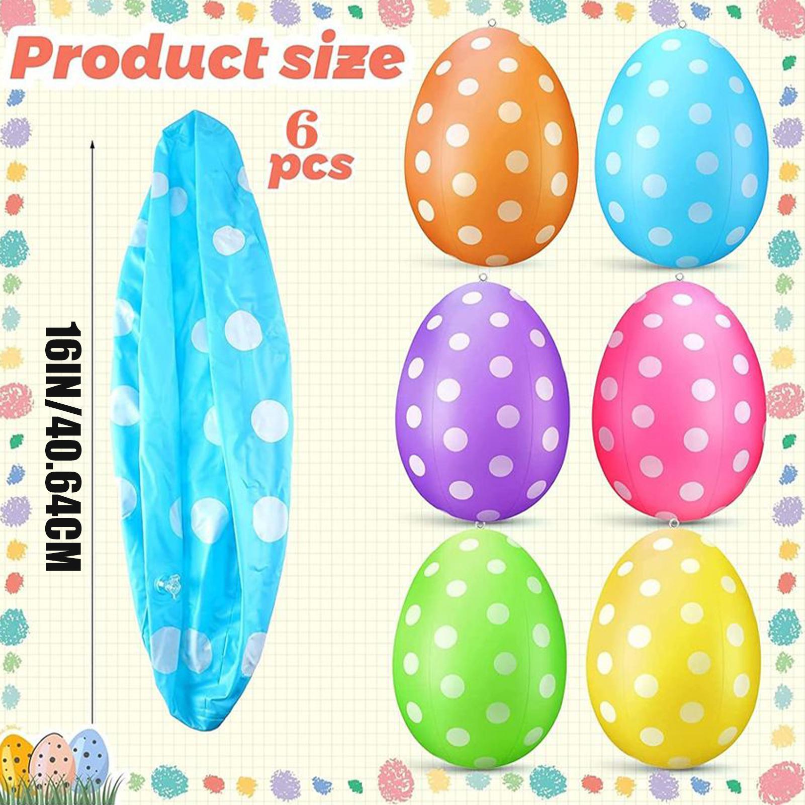 ไข่อีสเตอร์เป่าลม 6 ชิ้น/ชุด ไ - Party Games Egg บทวิจารณ์และราคา