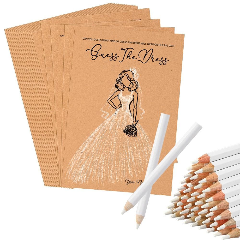 เกมทายชุดเจ้าสาว 10 ชิ้น เกมปา - Party Games Bridal Shower บทวิจารณ์และราคา