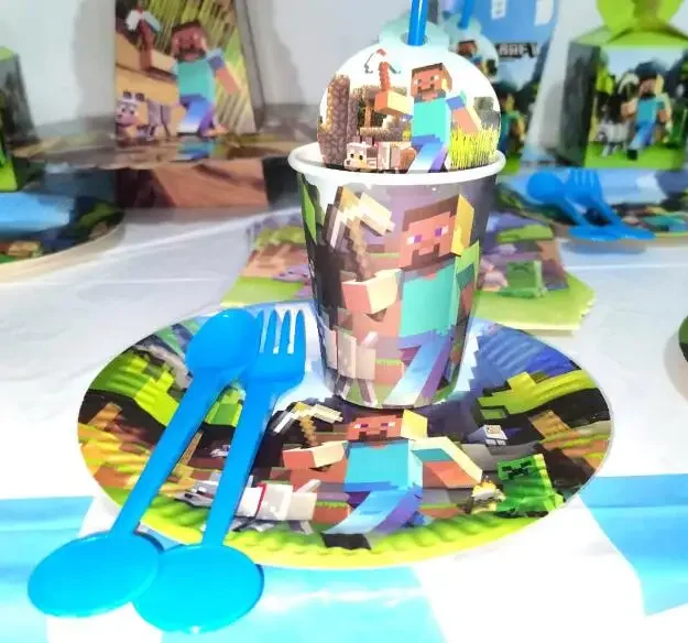 ชุดตกแต่งปาร์ตี้ธีมมายคราฟสุดฮ - Party Games Minecraft บทวิจารณ์และราคา