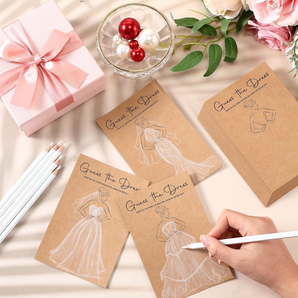 10/20 ชุดเดานางานแต่งงานการ์ดเ - Party Games Bridal Shower บทวิจารณ์และราคา
