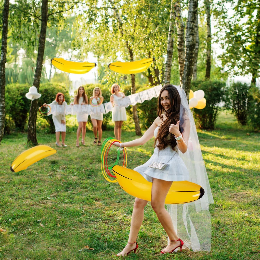 60 ซม.Inflatable PVC กล้วย Fer - Party Games Bridal Shower บทวิจารณ์และราคา