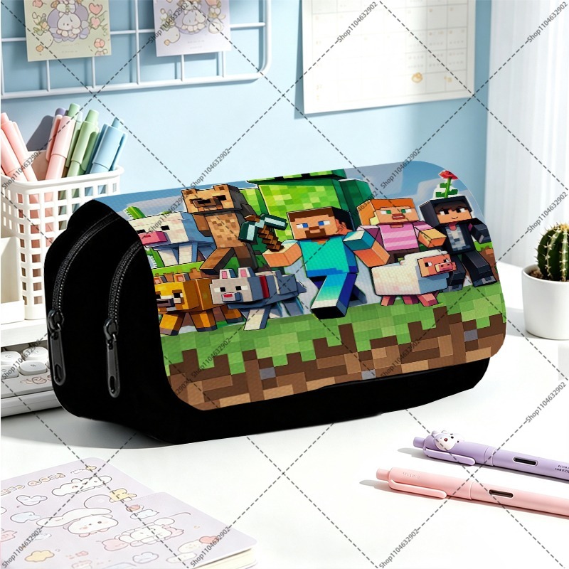 กระเป๋าดินสอการ์ตูนยอดนิยมลาย  - Party Games Minecraft บทวิจารณ์และราคา