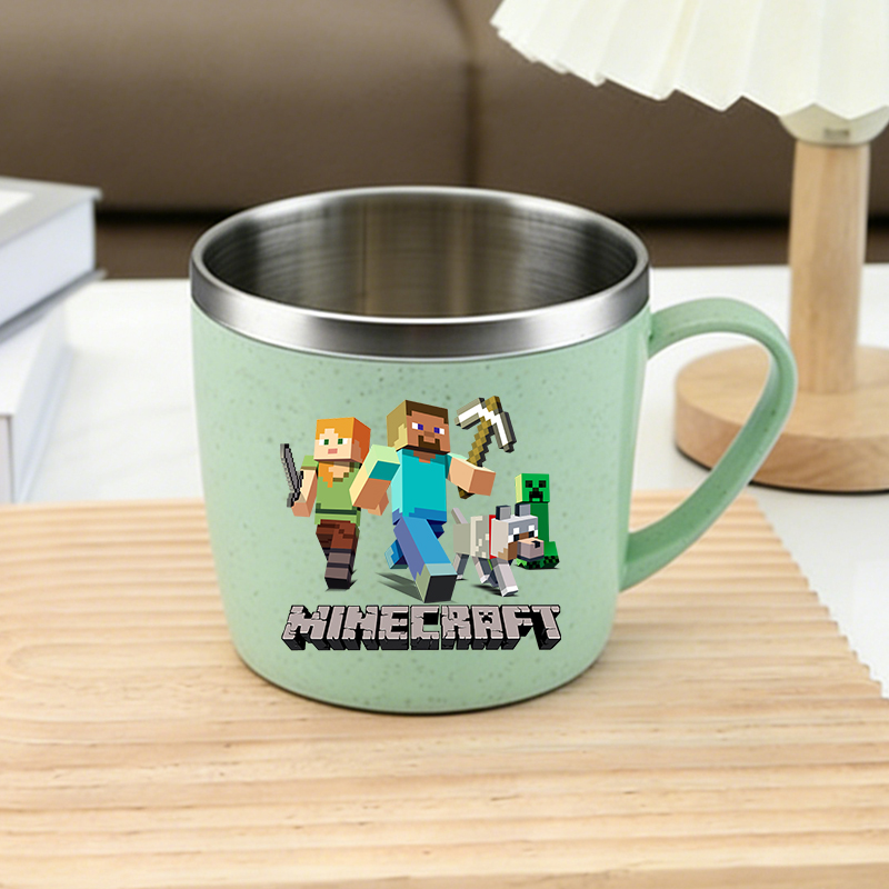 แก้วน้ำสแตนเลสลายมайнคราฟท์ แก - Party Games Minecraft บทวิจารณ์และราคา