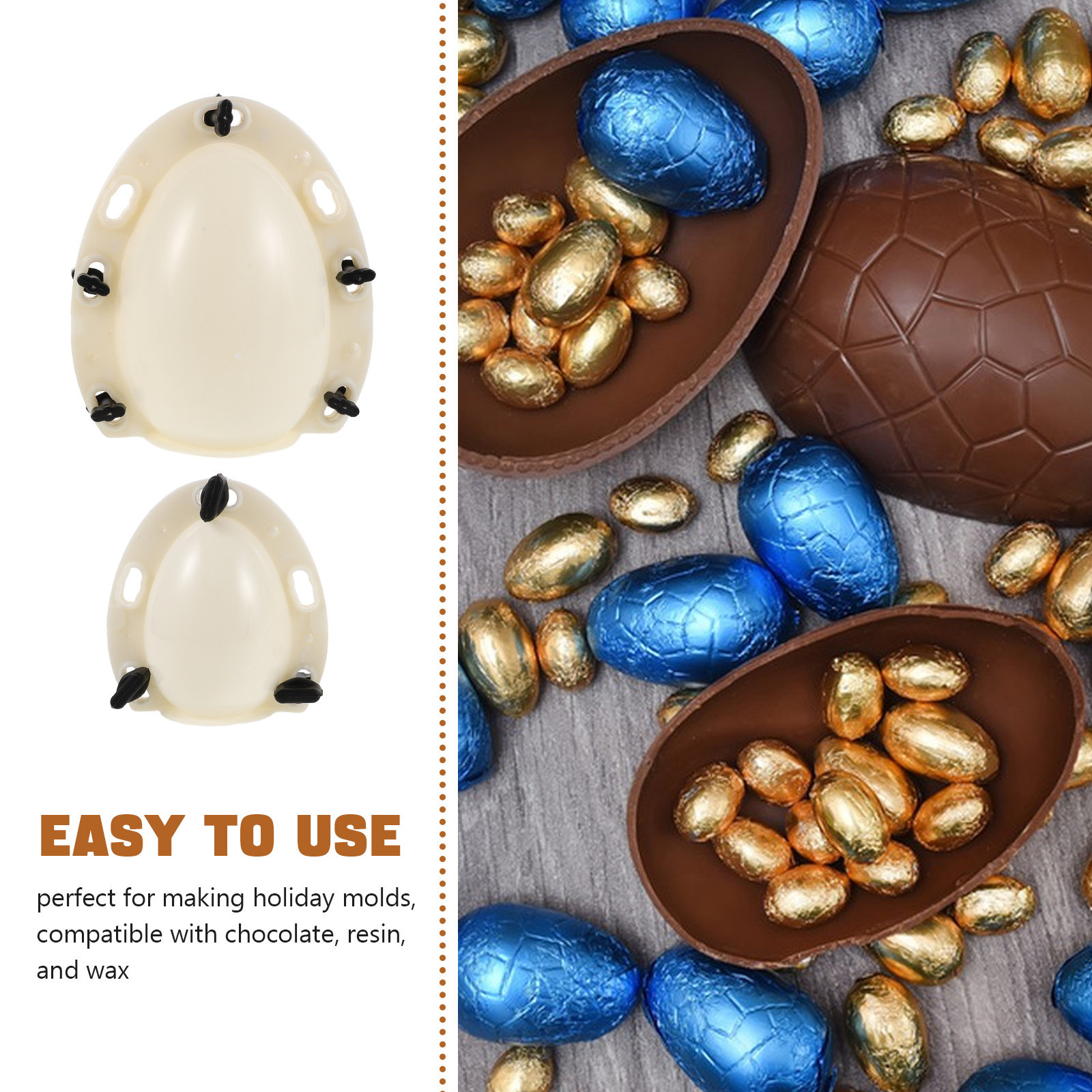 แม่พิมพ์ไข่อีสเตอร์พลาสติก 2 ช - Party Games Egg บทวิจารณ์และราคา