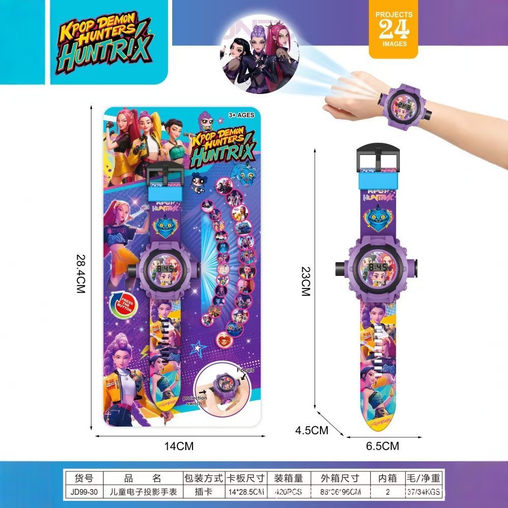 นาฬิกาข้อมือโปรเจคเตอร์ลายการ์ - Party Games Kids Birthday บทวิจารณ์และราคา