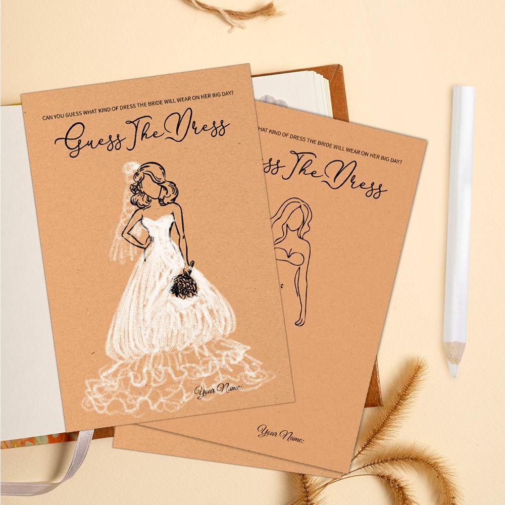 เกมทายชุดเจ้าสาว 10 ชิ้น พร้อม - Party Games Bridal Shower บทวิจารณ์และราคา