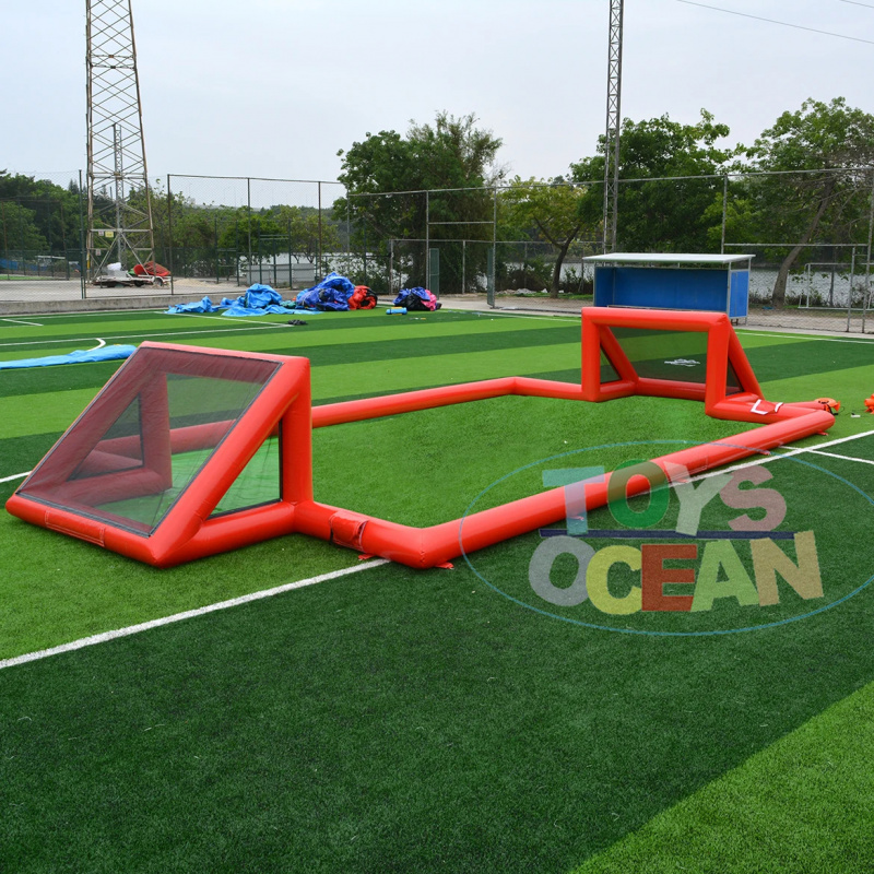 สนามฟุตบอลเป่าลม PVC ขนาดใหญ่เ - Party Games Kids And Adults บทวิจารณ์และราคา